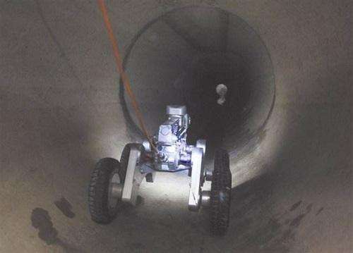 管道机械人车用甚么机电